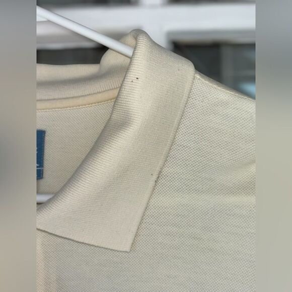 Jos A. Bank Mens XL Solid Ivory Short Sleeve Stays Cool Relaxed Fit Polo Shirt - Picture 6 of 8